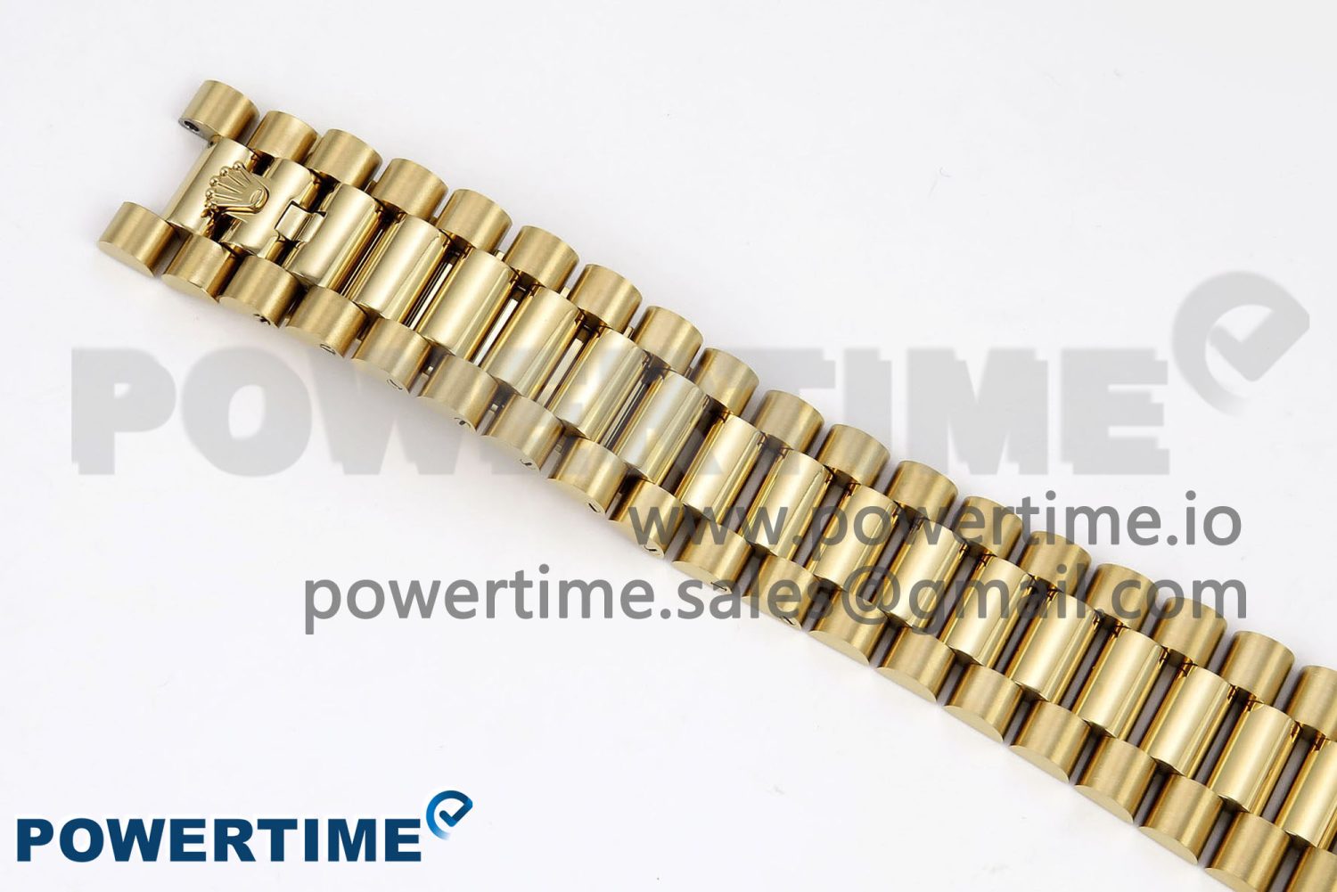 DayDate 40mm YG QF 1:1 Best Edition Green Roman Dial on President Bracelet A2824 (Gain Weight) - Image 13