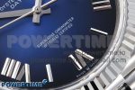 DayDate 40mm SS QF 1:1 Best Edition Blue Roman Dial on President Bracelet A2824 (Gain Weight) - Image 5