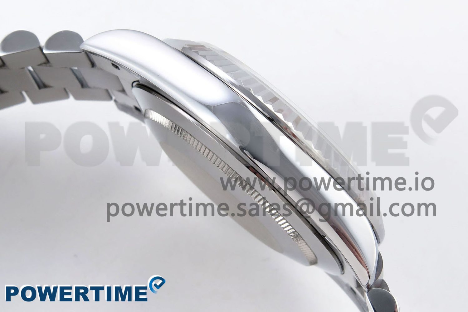 DayDate 40mm SS QF 1:1 Best Edition Blue Roman Dial on President Bracelet A2824 (Gain Weight) - Image 7