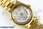 Day Date 36 YG RAF 1:1 Best Edition Green Stone Dial Diamonds Bezel on YG Bracelet A2836 - Image 9