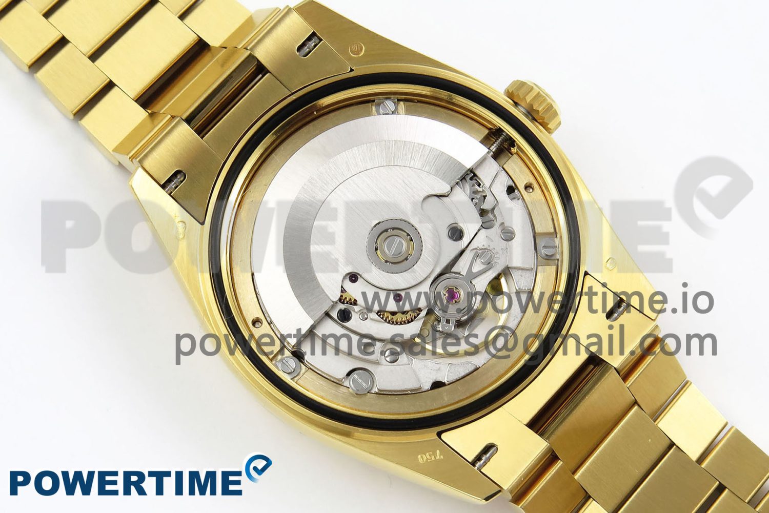 Day Date 36 YG RAF 1:1 Best Edition Green Stone Dial on YG Bracelet A2836 - Image 10
