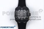 Square Bang Unico Black Ceramic BBF 1:1 Best Edition on Rubber Strap A1280