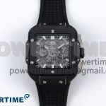 Square Bang Unico Black Ceramic BBF 1:1 Best Edition on Rubber Strap A1280