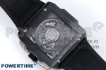 Square Bang Unico Black Ceramic BBF 1:1 Best Edition on Rubber Strap A1280 - Image 6