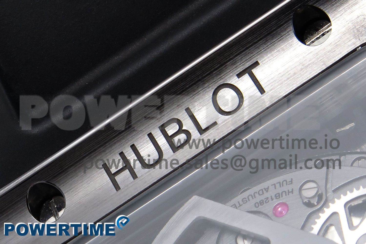 Square Bang Unico Black Ceramic BBF 1:1 Best Edition on Rubber Strap A1280 - Image 10