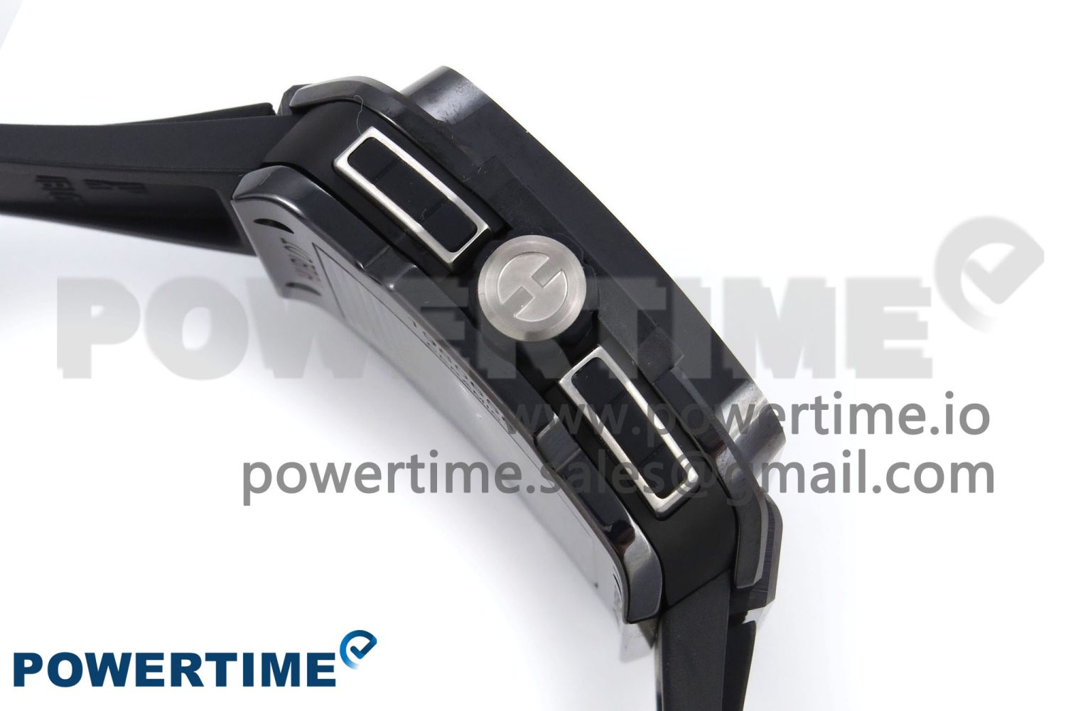 Square Bang Unico Black Ceramic BBF 1:1 Best Edition on Rubber Strap A1280 - Image 13