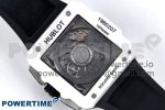 Square Bang Unico White Ceramic BBF 1:1 Best Edition on Rubber Strap A1280 - Image 6