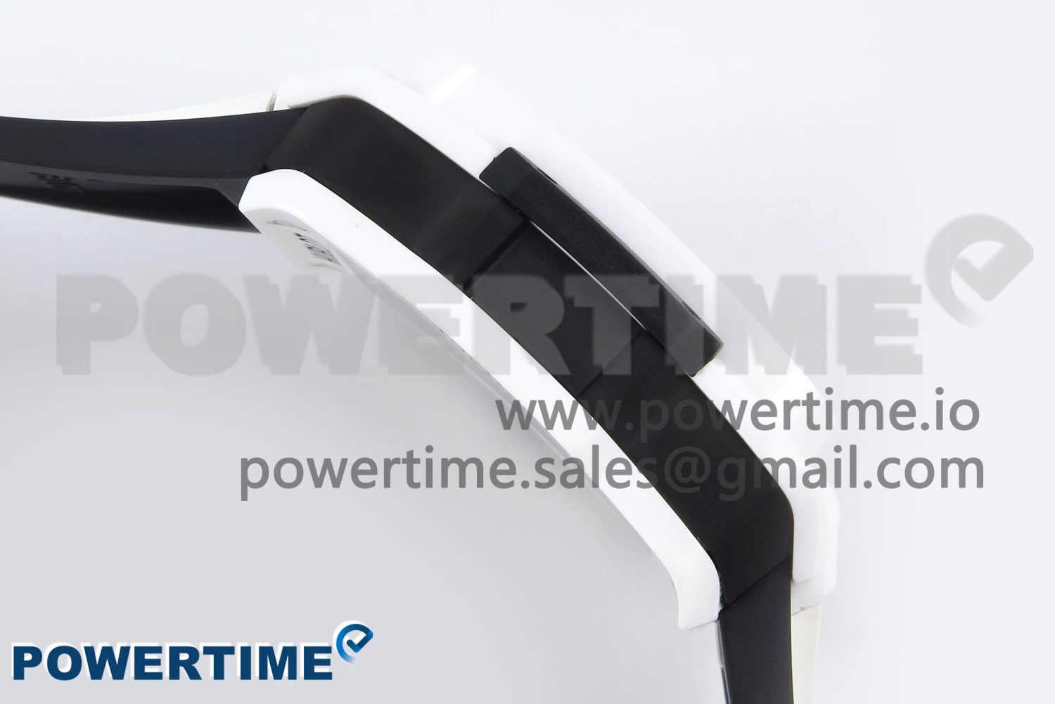 Square Bang Unico White Ceramic BBF 1:1 Best Edition on Rubber Strap A1280 - Image 9