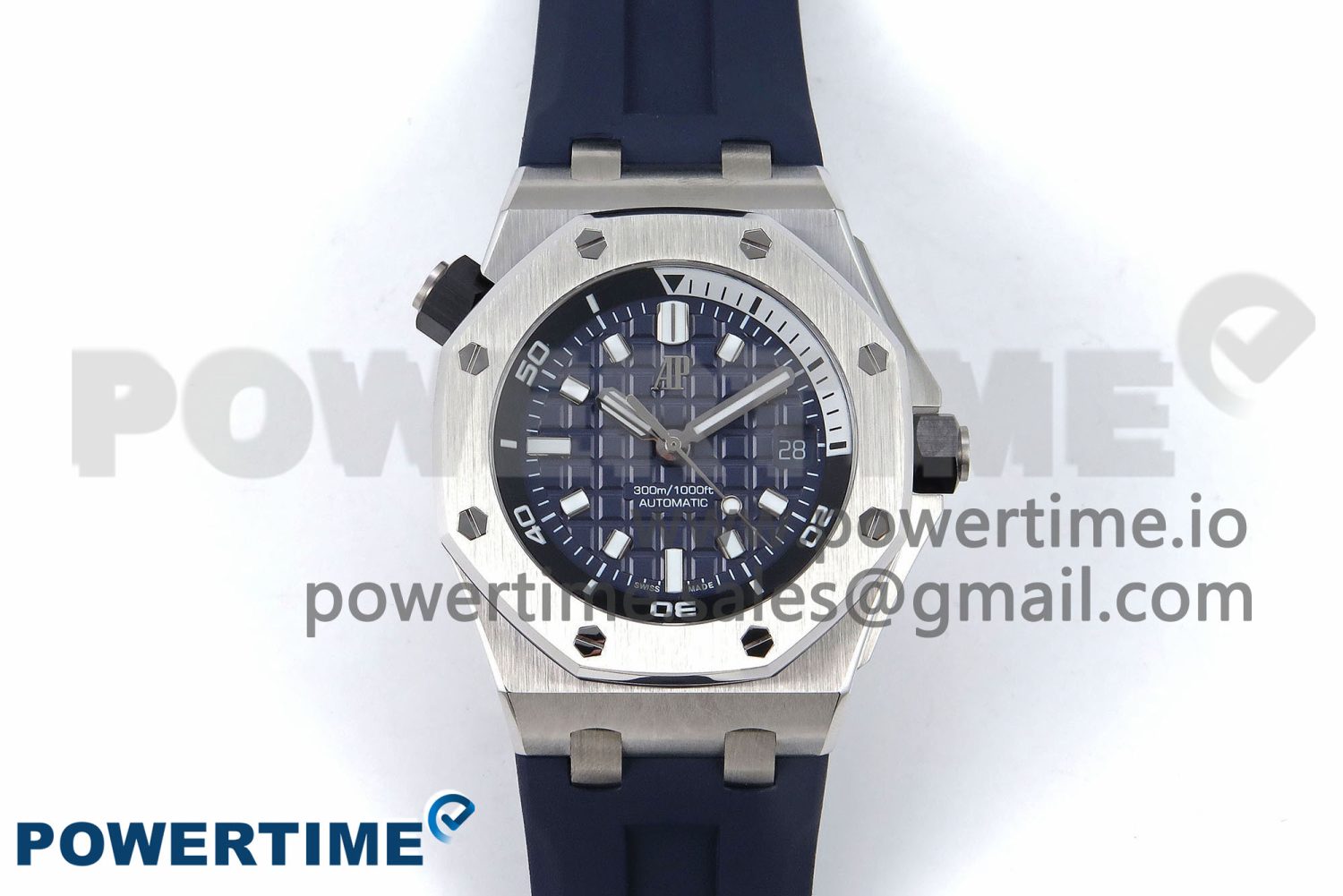 Royal Oak Offshore Diver 15720 IPF Best Edition Blue Dial on Blue Rubber Strap A4308 V2 - Image 1