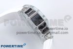 RM035-02 Transparent RMF 1:1 Best Edition Skeleton Dial on White Rubber Strap RMAL1 - Image 7