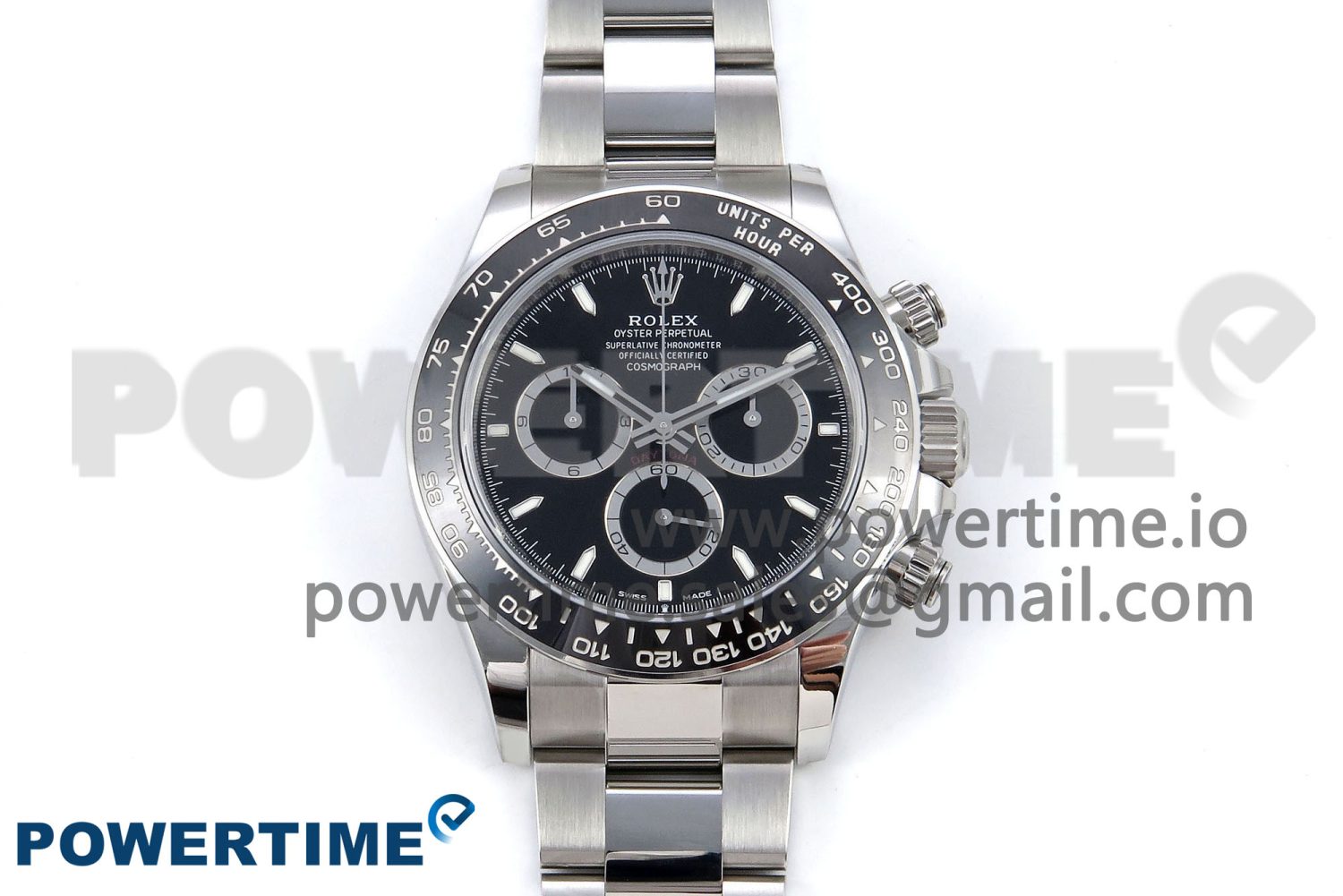 Daytona 126500 APSF 1:1 Best Edition 904L Steel Black Dial on SS Braclet SH4131 - Image 1