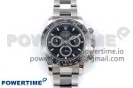 Daytona 126500 APSF 1:1 Best Edition 904L Steel Black Dial on SS Braclet SH4131