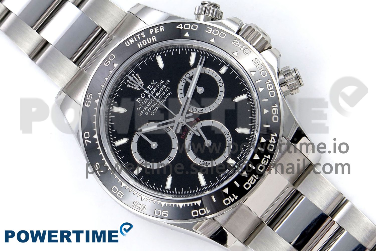 Daytona 126500 APSF 1:1 Best Edition 904L Steel Black Dial on SS Braclet SH4131 - Image 3