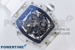 RM035-02 Transparent RMF 1:1 Best Edition Skeleton Dial on White Rubber Strap RMAL1 - Image 3