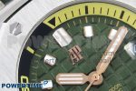 Royal Oak Offshore Diver 15720 IPF Best Edition Green Dial on Green Rubber Strap A4308 V2 - Image 4