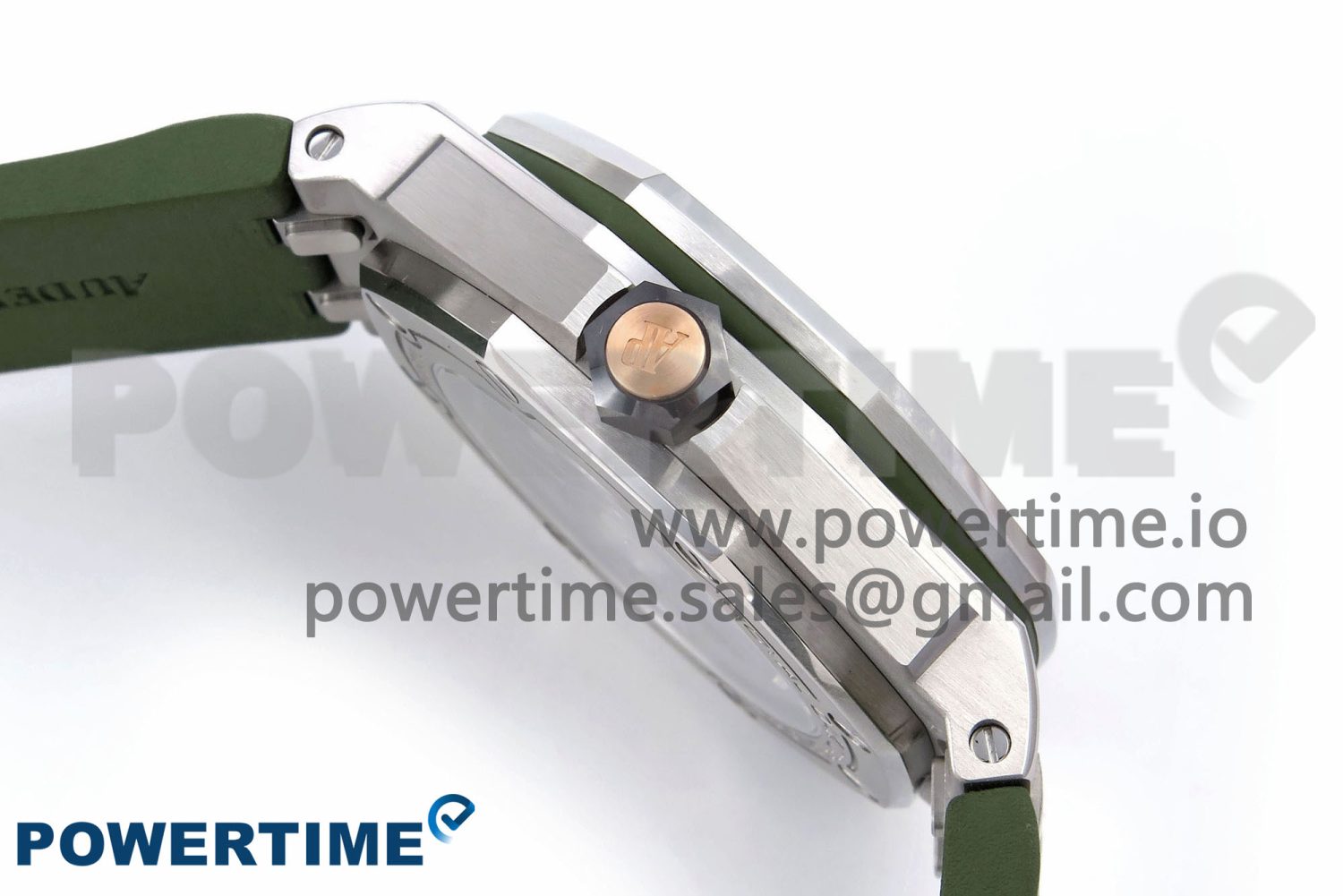 Royal Oak Offshore Diver 15720 IPF Best Edition Green Dial on Green Rubber Strap A4308 V2 - Image 6