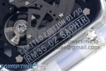 RM035-02 Transparent RMF 1:1 Best Edition Skeleton Dial on White Rubber Strap RMAL1 - Image 11