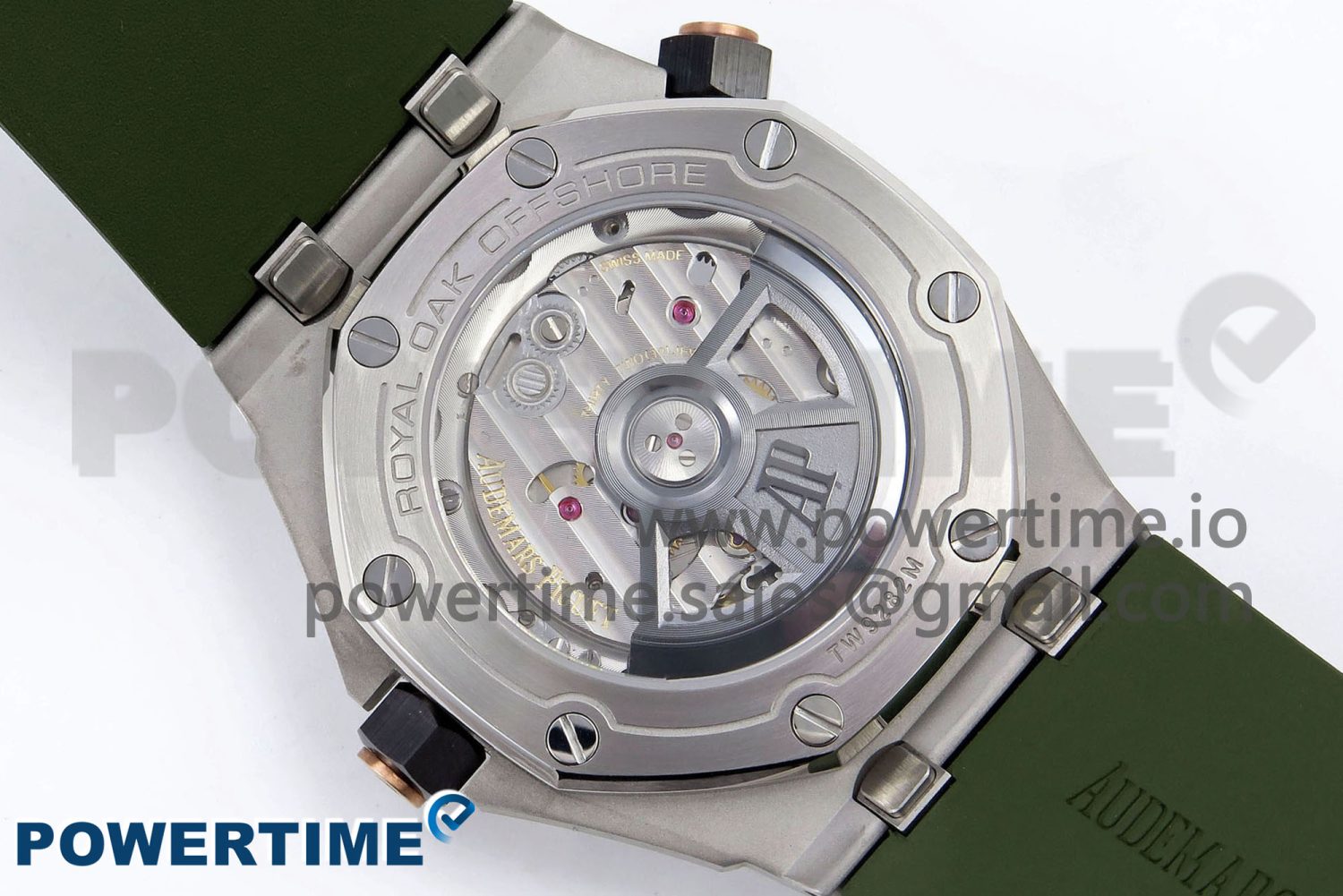 Royal Oak Offshore Diver 15720 IPF Best Edition Green Dial on Green Rubber Strap A4308 V2 - Image 8