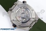 Royal Oak Offshore Diver 15720 IPF Best Edition Green Dial on Green Rubber Strap A4308 V2 - Image 8