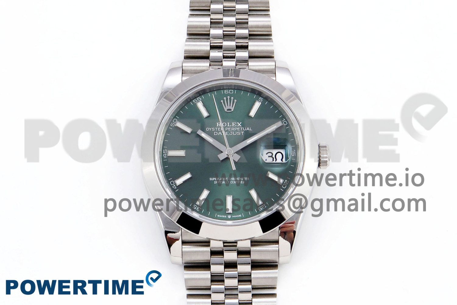 DateJust 41 126330 904L SS VSF 1:1 Best Edition Green Dial on Jubilee Bracelet VS3235 - Image 1