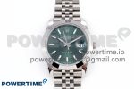 DateJust 41 126330 904L SS VSF 1:1 Best Edition Green Dial on Jubilee Bracelet VS3235