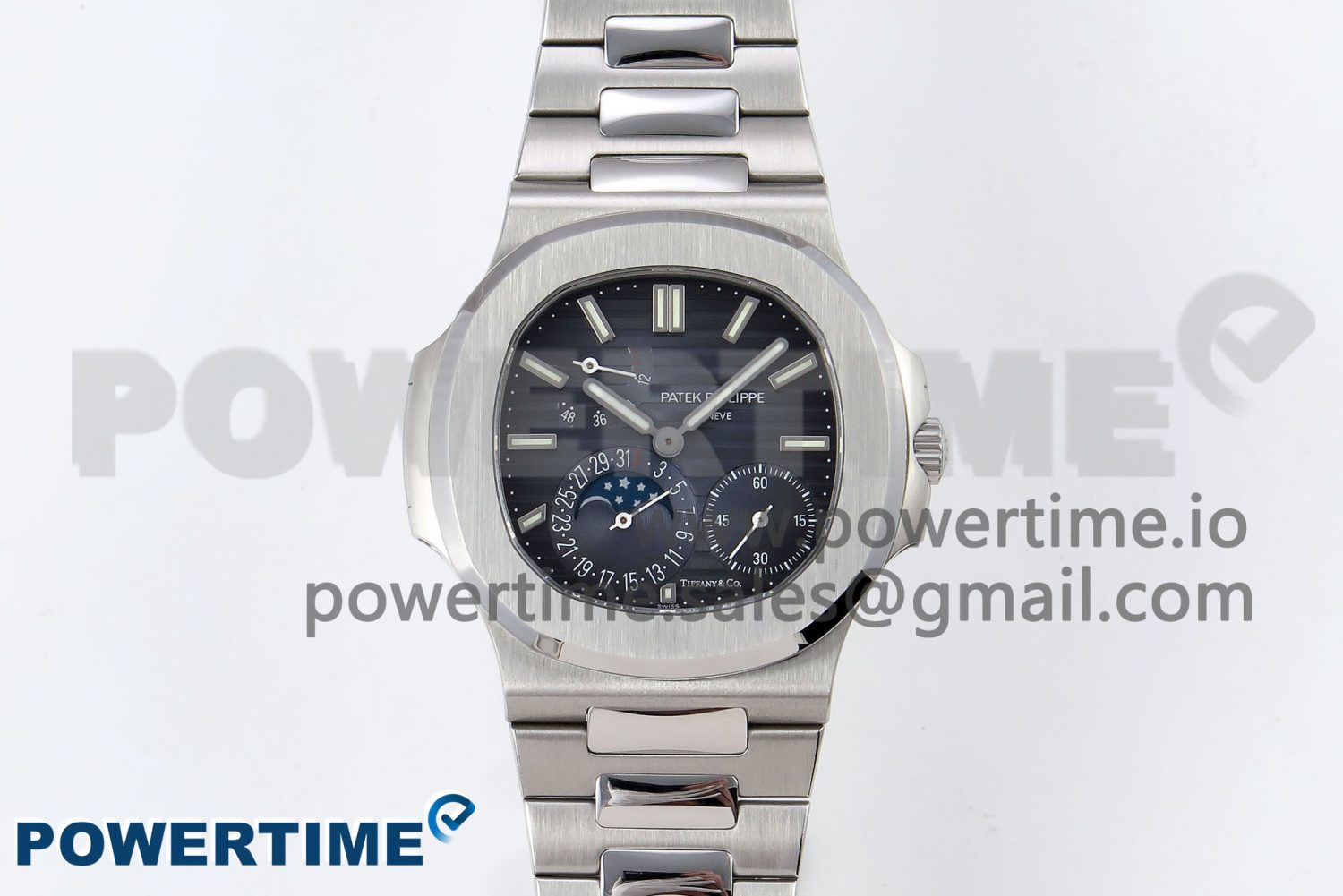 Nautilus 5712 Tiffany PPF 1:1 Best Edition Blue Dial on SS Bracelet A240 Super Clone V2 - Image 1