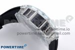 RM035-02 Transparent RMF 1:1 Best Edition Skeleton Dial on Black Rubber Strap RMAL1 - Image 6
