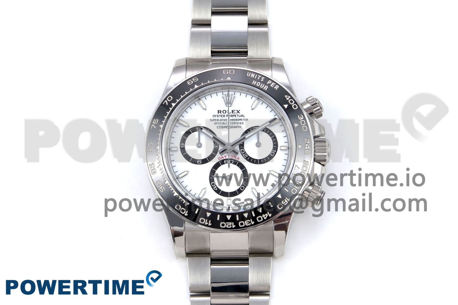 Daytona 126500 APSF 1:1 Best Edition 904L Steel White Dial on SS Braclet SH4131 - Image 1