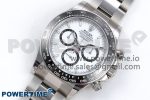 Daytona 126500 APSF 1:1 Best Edition 904L Steel White Dial on SS Braclet SH4131 - Image 2
