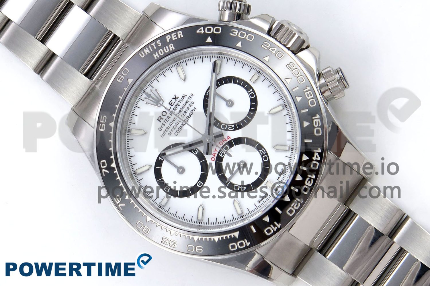 Daytona 126500 APSF 1:1 Best Edition 904L Steel White Dial on SS Braclet SH4131 - Image 3