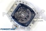 RM035-02 Transparent RMF 1:1 Best Edition Skeleton Dial on Transparent Rubber Strap RMAL1 - Image 9