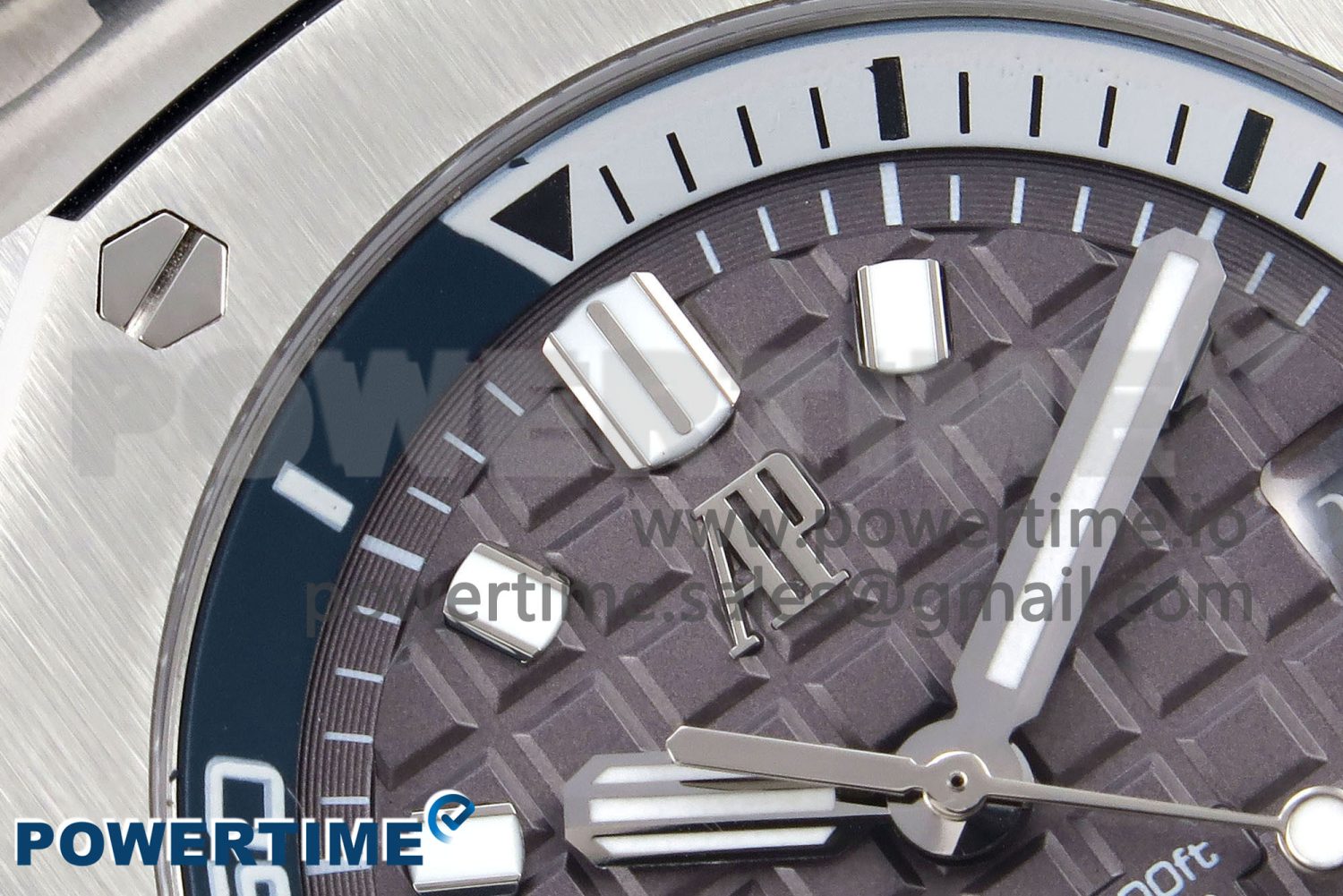 Royal Oak Offshore Diver 15720 IPF Best Edition Gray Dial on Gray Rubber Strap A4308 V2 - Image 4