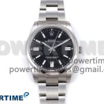 Oyster Perpetual 124300 41mm VSF 1:1 Best Edition 904L Steel Black Dial VS3235