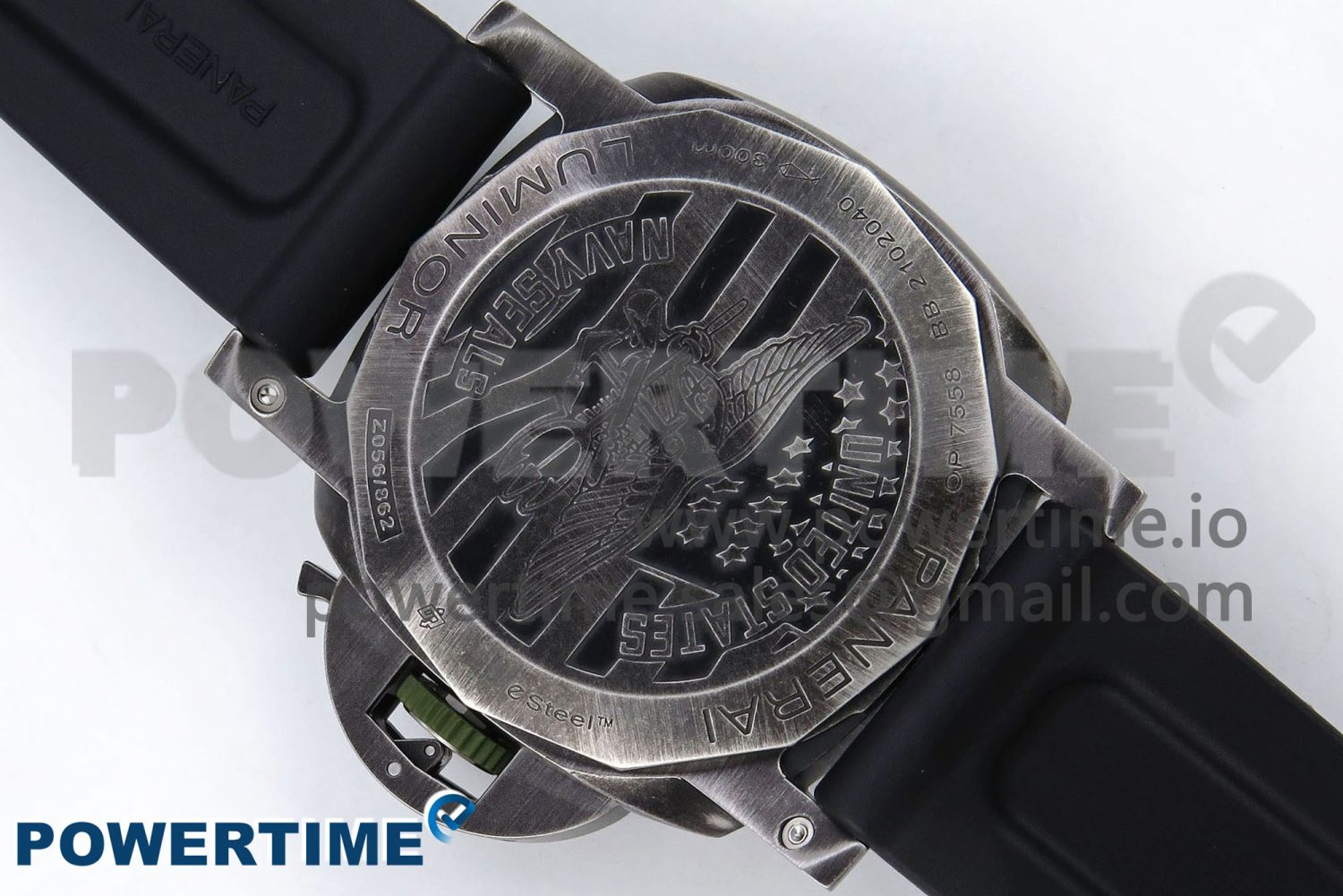 PAM1412 Navy SEALs VSF 1:1 Best Edition Iron Gray Dial on Rubber Strap P.9010 Clone - Image 8