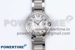 Ballon Bleu 36mm V6F 1:1 Best Edition White Dial on SS Bracelet A690