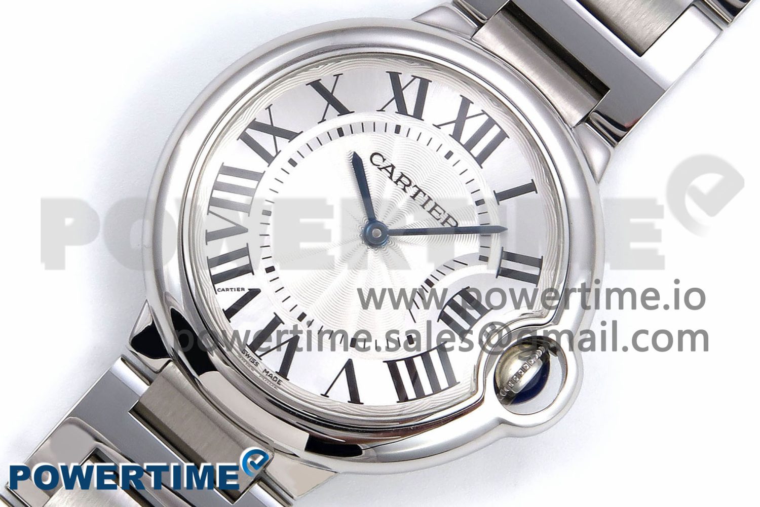 Ballon Bleu 36mm V6F 1:1 Best Edition White Dial on SS Bracelet A690 - Image 2