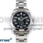 Air-King 126900 VSF 1:1 Best Edition 904L Steel Black Dial on SS Bracelet VS3230