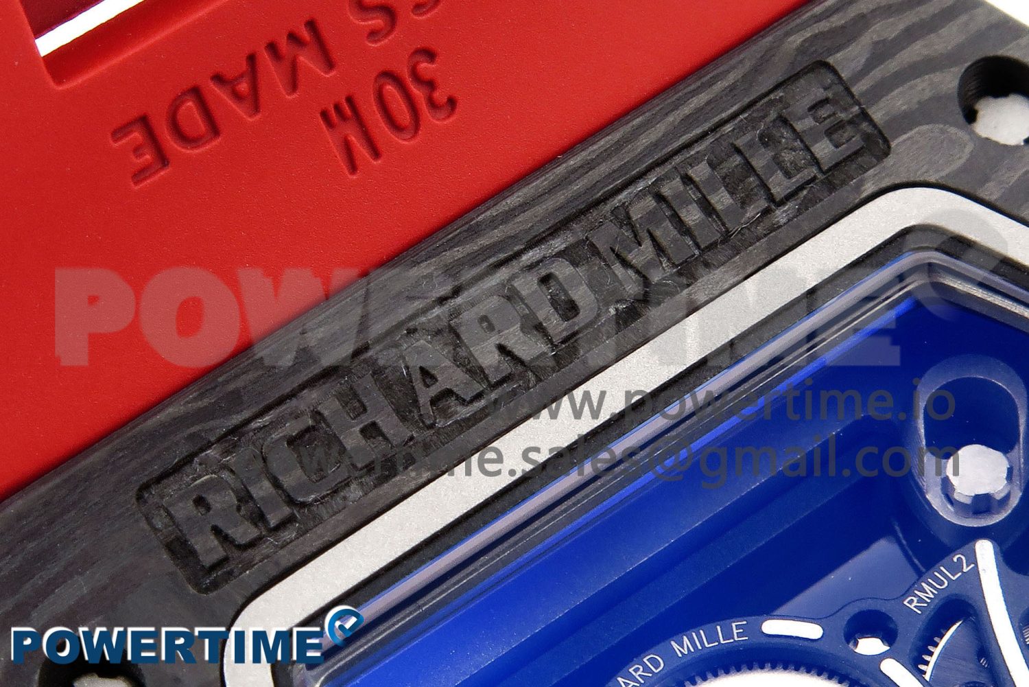 RM055 NTPT ZF 1:1 Best Edition White Bezel Red Crown on Red Rubber Strap RMUL2 Super Clone - Image 15