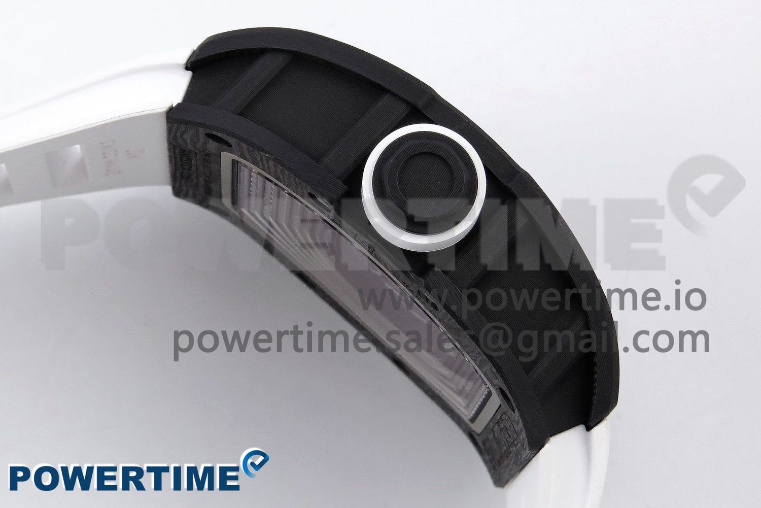 RM055 NTPT ZF 1:1 Best Edition White Bezel White Crown on Rubber Strap RMUL2 Super Clone - Image 7