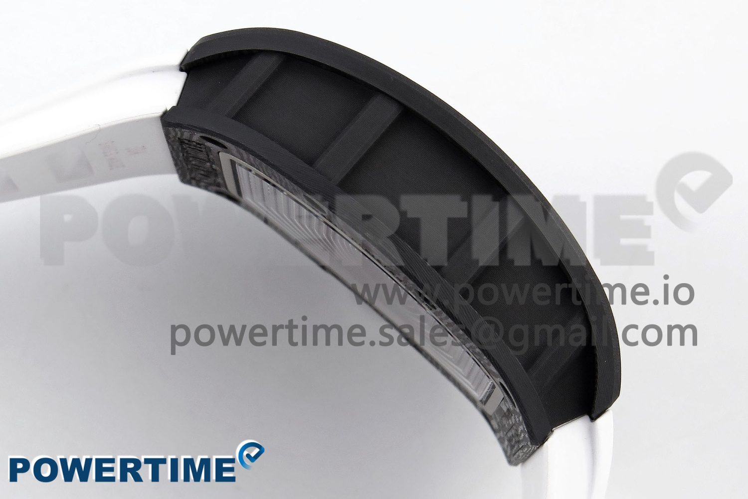 RM055 NTPT ZF 1:1 Best Edition White Bezel White Crown on Rubber Strap RMUL2 Super Clone - Image 6