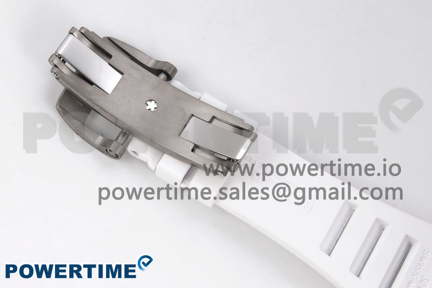RM055 NTPT/Ti ZF 1:1 Best Edition White Bezel White Crown on Rubber Strap RMUL2 Super Clone - Image 13