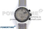 Daytona DIW Space Mission Gray Textured Dial on Gray Nylon Strap A4130 Clone