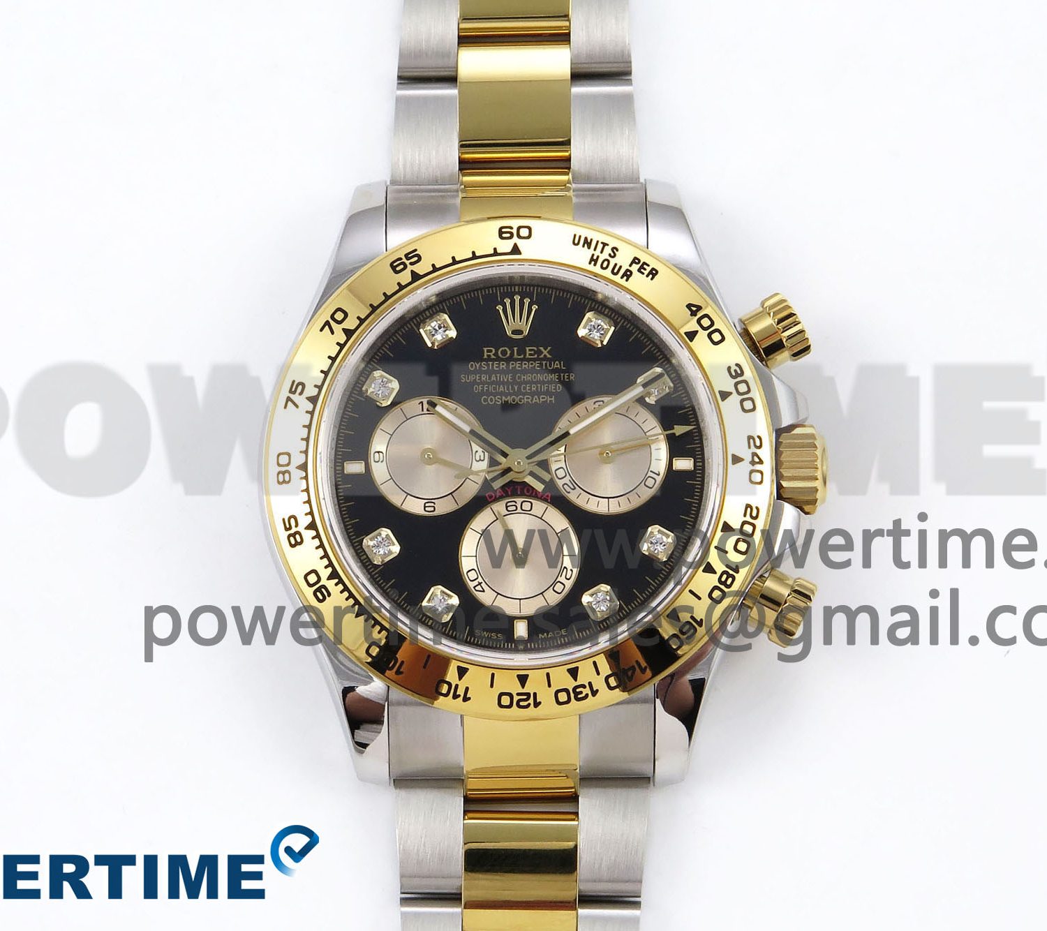 Daytona 126503 QF 1:1 Best Edition Black/YG Dial on SS/YG Braclet SH4131 V5