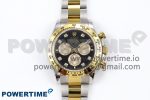 Daytona 126503 QF 1:1 Best Edition Black/YG Dial on SS/YG Braclet SH4131 V5