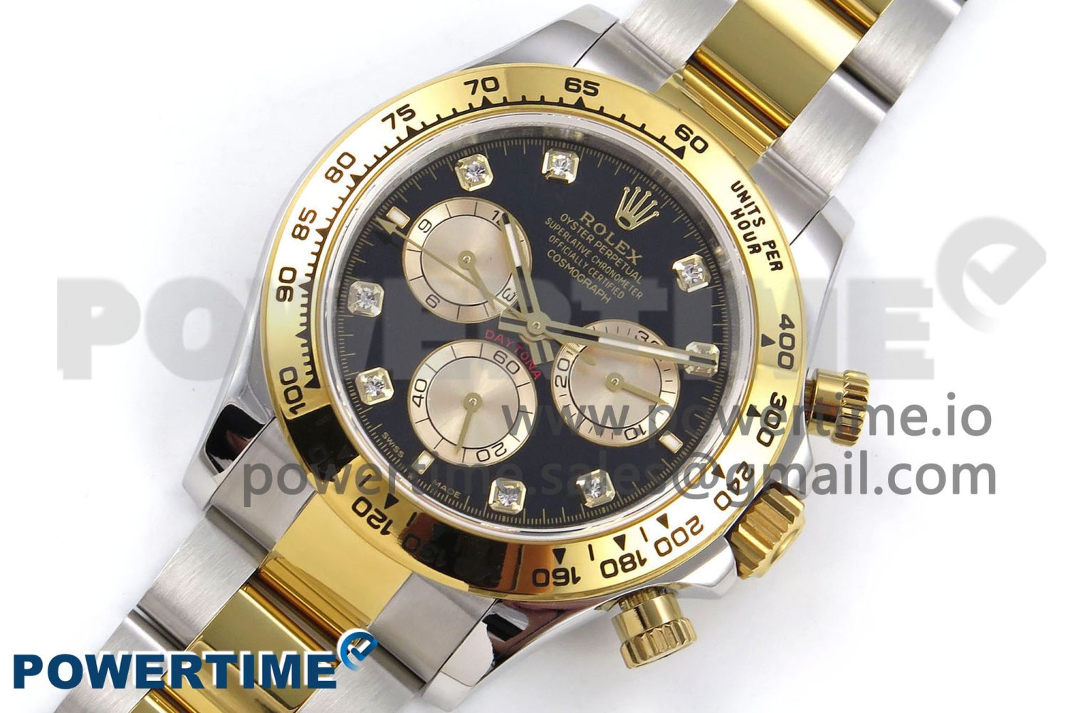 Daytona 126503 QF 1:1 Best Edition Black/YG Dial on SS/YG Braclet SH4131 V5 - Image 2