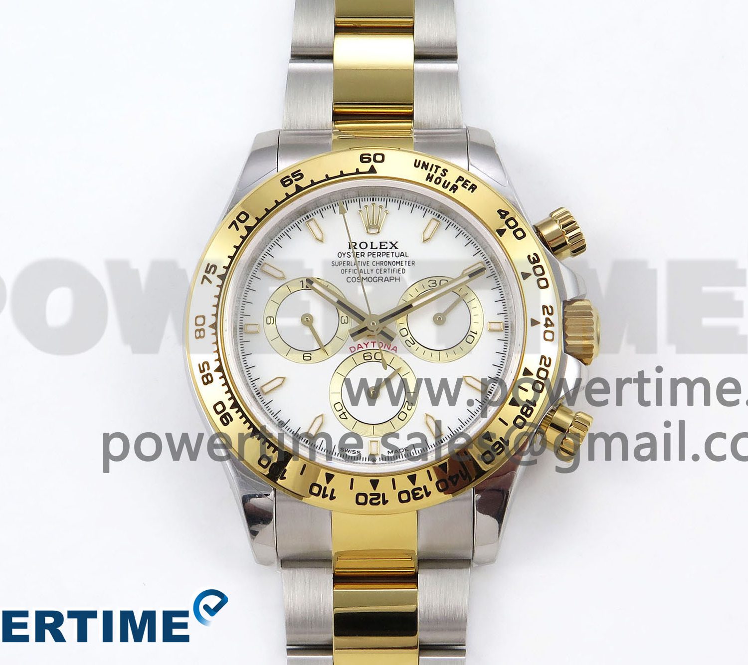 Daytona 126503 QF 1:1 Best Edition White Dial on SS/YG Braclet SH4131 V5