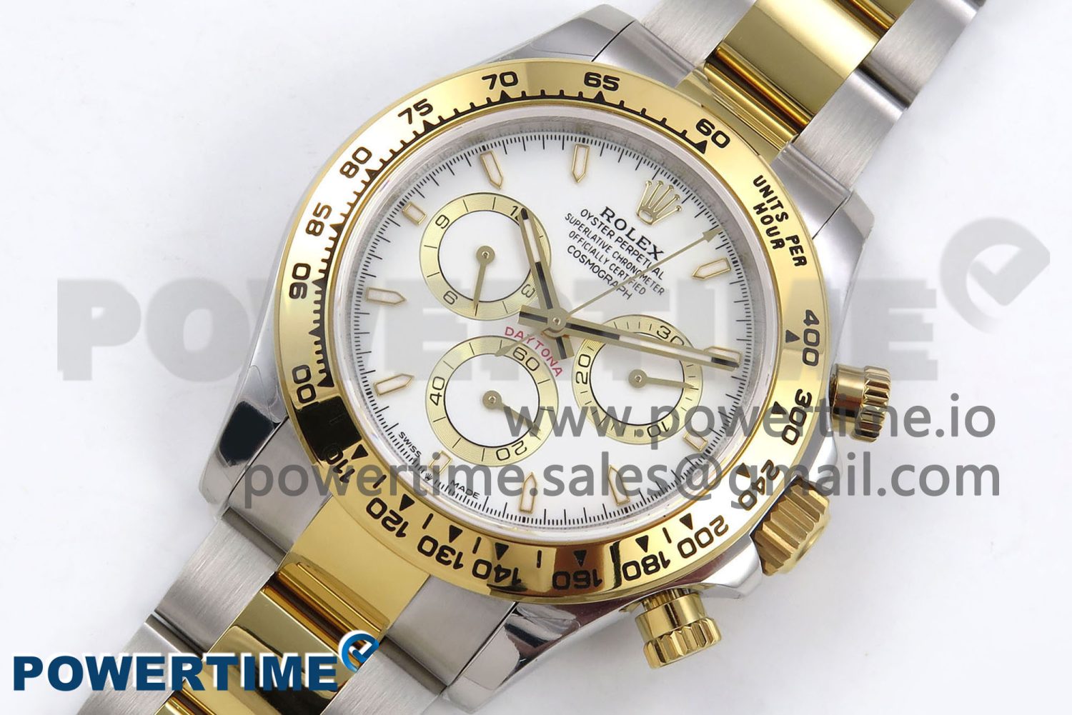 Daytona 126503 QF 1:1 Best Edition White Dial on SS/YG Braclet SH4131 V5 - Image 2