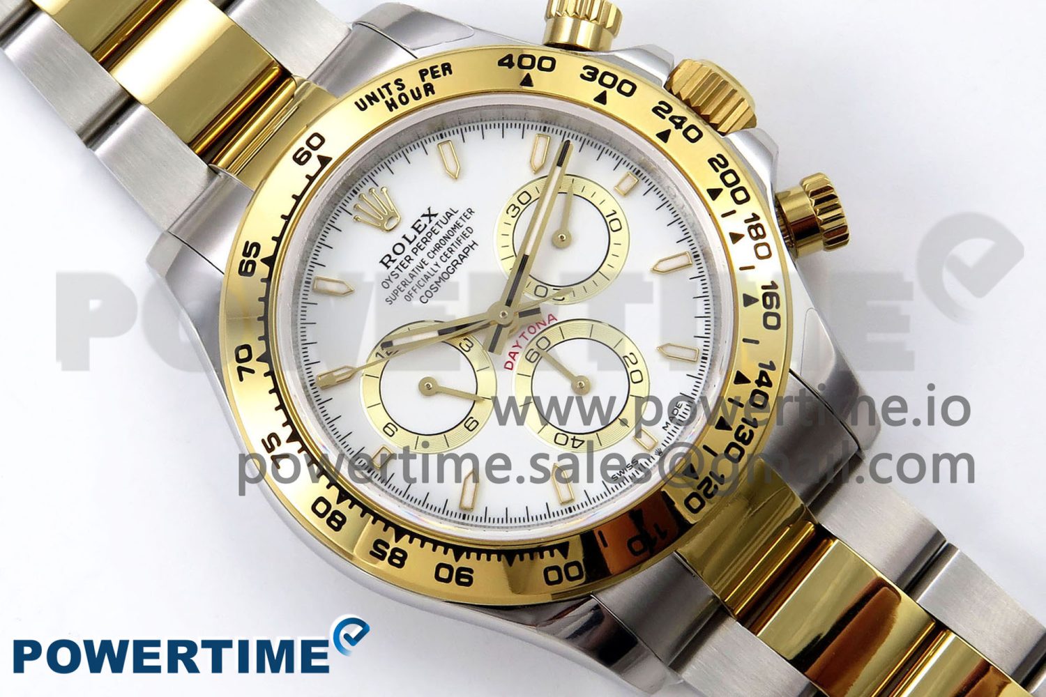 Daytona 126503 QF 1:1 Best Edition White Dial on SS/YG Braclet SH4131 V5 - Image 3