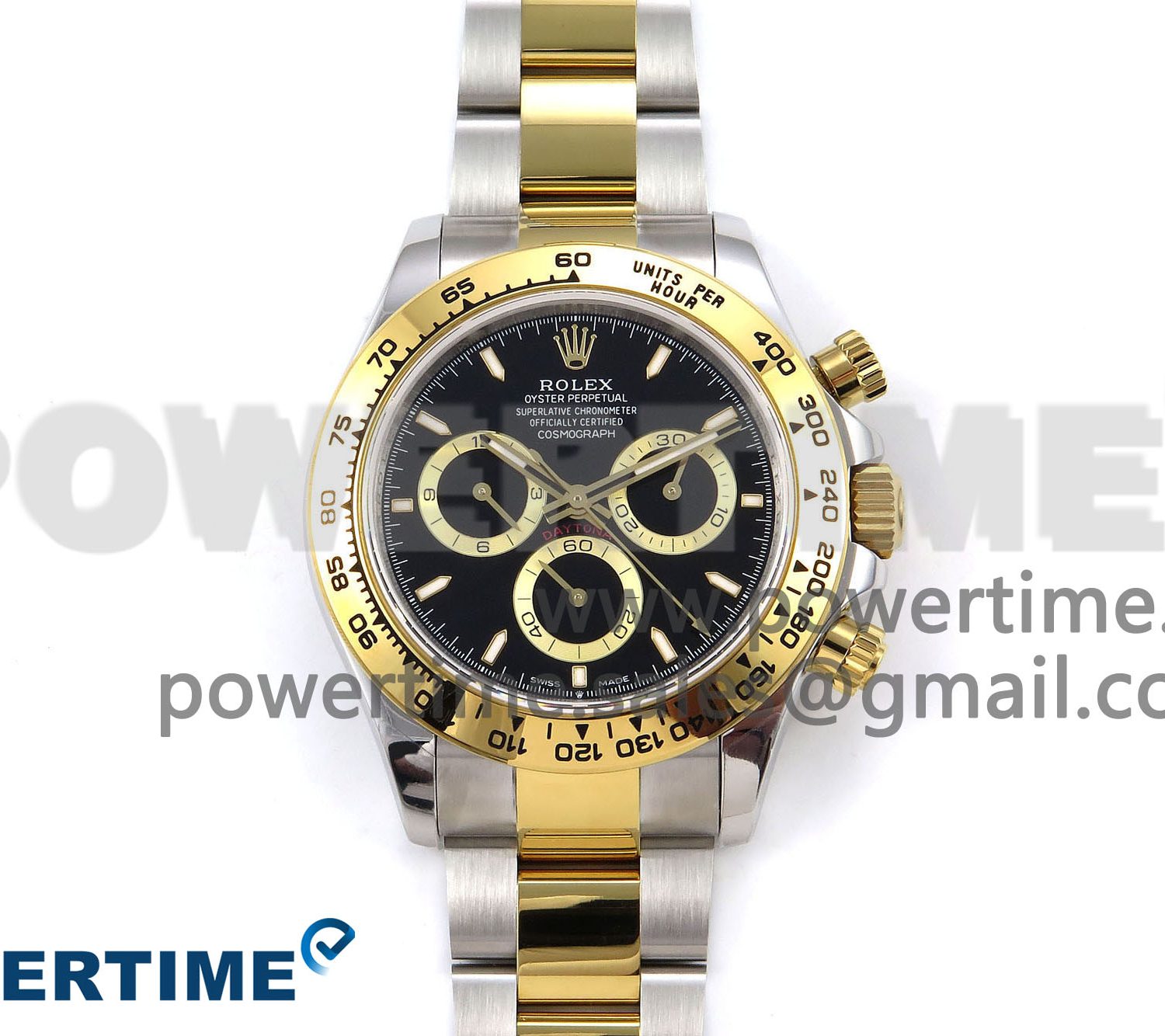 Daytona 126503 QF 1:1 Best Edition Black Dial on SS/YG Braclet SH4131 V5