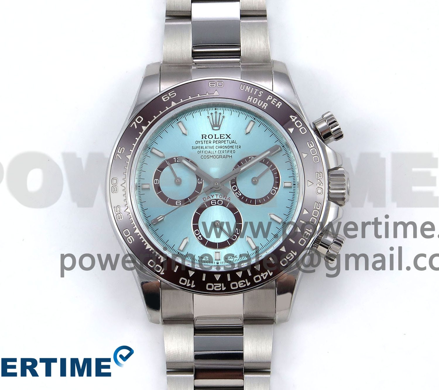Daytona 126506 QF 1:1 Best Edition Ice Blue Dial Lume Marker on SS/YG Braclet SH4131 V5